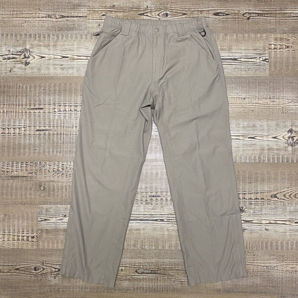 The North Face Hiking Pants Beige Shorts Mens Size Large Khaki Lightweight